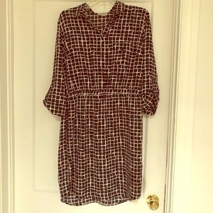 Black and white dress